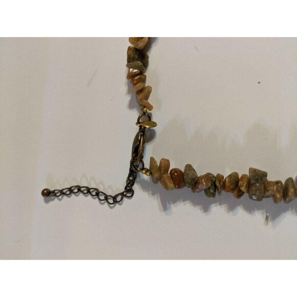 Premier Designs Jewelry SPICE IT UP Glass Bead & Shell Brass Plated Necklace - Picture 3 of 5